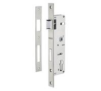 THIRARD - Boitier de serrure encastrable à cylindre pour menuiserie métallique, axe 32mm, bouts carrés, zingué