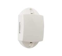 Boitier Serrure Push Lock Blanc - Version avec encoches