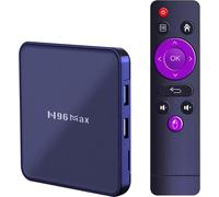Boîtier Smart TV, Android 120, sortie vidéo 4K, Wi-Fi bibande, lecteur intelligent, prise UE