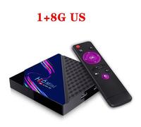Boîtier Smart TV Android 2020, Rockchip RK3228A Quad Core, 8 go/16 go, 4K/Ultra HD, avec WIFI 10.0 GHz et Google Play, 2.4