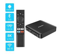 Boîtier Smart TV BOX X96Q Boîte de télévision intelligente 4 K, Android 14, Allwinner H313 Quad Core, 1 G, 8 G, 2.4 G&5G