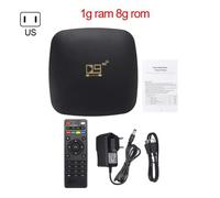 Boîtier Smart TV D9 Android 10, HD 3D, 4K, 1080P, H.265, Quad Core, lecteur multimédia, avec Wifi 2.4/5GHz, Bluetooth, pour décodeur Smart TV