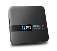 Boîtier Smart TV H20 S905W, Android 10.0, 4k HD, lecteur multimédia, décodeur, avec Wifi 2.4/5 ghz et récepteur USB 2.0