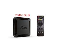 Boîtier Smart TV X96q Android 10.0 4K Allwinner H313 Quad Core 1G/8G/2G/16G/2.4G Wi-Fi sans prise Orange US