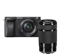 Boîtier Sony A6400 Noir + 16-50 mm + 55-210 mm | ✅Prix compétitifs
