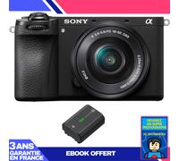 Boitier Sony A6700 + 16-50mm f/3.5-5.6 OSS + 1 Sony NP-FZ100 + Ebook 'Devenez Un Super Photographe