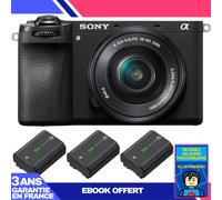 Boitier Sony A6700 + 16-50mm f/3.5-5.6 OSS + 3 Sony NP-FZ100 + Ebook 'Devenez Un Super Photographe
