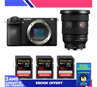 Boitier Sony A6700 + FE 16-35mm f/2.8 GM II + 3 SanDisk 32GB Extreme PRO UHS-II SDXC 300 MB/s + Ebook 'Devenez Un Super Photographe