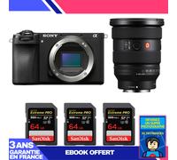 Boitier Sony A6700 + FE 16-35mm f/2.8 GM II + 3 SanDisk 64GB Extreme PRO UHS-II SDXC 300 MB/s + Ebook 'Devenez Un Super Photographe