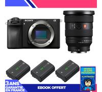 Boitier Sony A6700 + FE 16-35mm f/2.8 GM II + 3 Sony NP-FZ100 + Ebook 'Devenez Un Super Photographe
