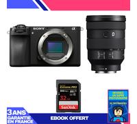 Boitier Sony A6700 + FE 24-105mm f/4 G OSS + 1 SanDisk 32GB Extreme PRO UHS-II SDXC 300 MB/s + Ebook 'Devenez Un Super Photographe