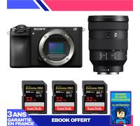 Boitier Sony A6700 + FE 24-105mm f/4 G OSS + 3 SanDisk 32GB Extreme PRO UHS-II SDXC 300 MB/s + Ebook 'Devenez Un Super Photographe
