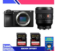 Boitier Sony A6700 + FE 50mm f/1.4 GM + 2 SanDisk 64GB Extreme PRO UHS-II SDXC 300 MB/s + Ebook 'Devenez Un Super Photographe