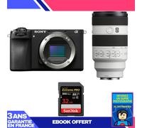 Boitier Sony A6700 + FE 70-200mm f/4 Macro G OSS II + 1 SanDisk 32GB Extreme PRO UHS-II SDXC 300 MB/s + Ebook 'Devenez Un Super Photographe