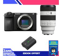Boitier Sony A6700 + FE 70-200mm f/4 Macro G OSS II + 1 Sony NP-FZ100 + Ebook 'Devenez Un Super Photographe