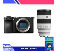 Boitier Sony A6700 + FE 70-200mm f/4 Macro G OSS II + Ebook 'Devenez Un Super Photographe