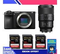 Boitier Sony A6700 + FE 90mm f/2.8 Macro G OSS + 3 SanDisk 32GB Extreme PRO UHS-II SDXC 300 MB/s + Ebook 'Devenez Un Super Photographe