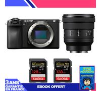 Boitier Sony A6700 + FE PZ 16-35mm f/4 G + 2 SanDisk 128GB Extreme PRO UHS-II SDXC 300 MB/s + Ebook 'Devenez Un Super Photographe