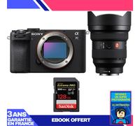 Boitier Sony A7C II Noir + FE 12-24mm f/2.8 GM + 1 SanDisk 128GB Extreme PRO UHS-II SDXC 300 MB/s + Ebook 'Devenez Un Super Photographe