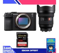 Boitier Sony A7C II Noir + FE 12-24mm f/2.8 GM + 1 SanDisk 256GB Extreme PRO UHS-II SDXC 300 MB/s + Ebook 'Devenez Un Super Photographe