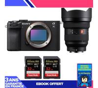 Boitier Sony A7C II Noir + FE 12-24mm f/2.8 GM + 2 SanDisk 32GB Extreme PRO UHS-II SDXC 300 MB/s + Ebook 'Devenez Un Super Photographe
