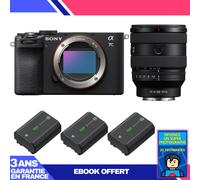 Boitier Sony A7C II Noir + FE 20-70mm f/4 G + 3 Sony NP-FZ100 + Ebook 'Devenez Un Super Photographe