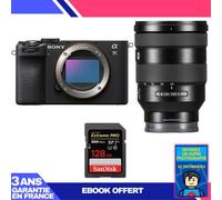 Boitier Sony A7C II Noir + FE 24-105mm f/4 G OSS + 1 SanDisk 128GB Extreme PRO UHS-II SDXC 300 MB/s + Ebook 'Devenez Un Super Photographe