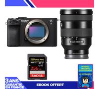 Boitier Sony A7C II Noir + FE 24-105mm f/4 G OSS + 1 SanDisk 256GB Extreme PRO UHS-II SDXC 300 MB/s + Ebook 'Devenez Un Super Photographe