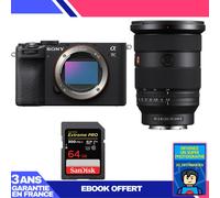 Boitier Sony A7C II Noir + FE 24-70mm f/2.8 GM II + 1 SanDisk 64GB Extreme PRO UHS-II SDXC 300 MB/s + Ebook 'Devenez Un Super Photographe
