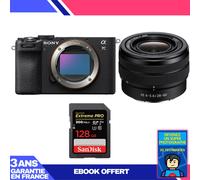 Boitier Sony A7C II Noir + FE 28-60mm f/4-5.6 + 1 SanDisk 128GB Extreme PRO UHS-II SDXC 300 MB/s + Ebook 'Devenez Un Super Photographe
