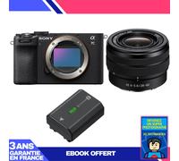 Boitier Sony A7C II Noir + FE 28-60mm f/4-5.6 + 1 Sony NP-FZ100 + Ebook 'Devenez Un Super Photographe