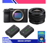 Boitier Sony A7C II Noir + FE 28-60mm f/4-5.6 + 2 Sony NP-FZ100 + Ebook 'Devenez Un Super Photographe