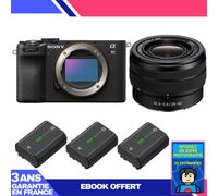Boitier Sony A7C II Noir + FE 28-60mm f/4-5.6 + 3 Sony NP-FZ100 + Ebook 'Devenez Un Super Photographe