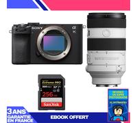 Boitier Sony A7C II Noir + FE 70-200mm f/4 Macro G OSS II + 1 SanDisk 256GB Extreme PRO UHS-II SDXC 300 MB/s + Ebook 'Devenez Un Super Photographe