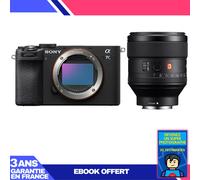 Boitier Sony A7C II Noir + FE 85mm f/1.4 GM + Ebook 'Devenez Un Super Photographe
