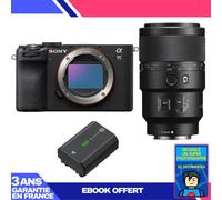 Boitier Sony A7C II Noir + FE 90mm f/2.8 Macro G OSS + 1 Sony NP-FZ100 + Ebook 'Devenez Un Super Photographe
