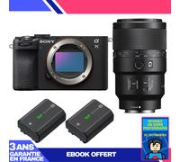 Boitier Sony A7C II Noir + FE 90mm f/2.8 Macro G OSS + 2 Sony NP-FZ100 + Ebook 'Devenez Un Super Photographe