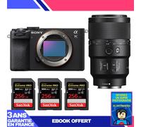 Boitier Sony A7C II Noir + FE 90mm f/2.8 Macro G OSS + 3 SanDisk 256GB Extreme PRO UHS-II SDXC 300 MB/s + Ebook 'Devenez Un Super Photographe