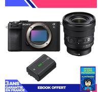 Boitier Sony A7C II Noir + FE PZ 16-35mm f/4 G + 1 Sony NP-FZ100 + Ebook 'Devenez Un Super Photographe
