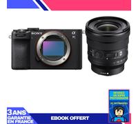 Boitier Sony A7C II Noir + FE PZ 16-35mm f/4 G + Ebook 'Devenez Un Super Photographe