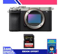 Boitier Sony A7C II Silver + 1 SanDisk 128GB Extreme PRO UHS-II SDXC 300 MB/s + Ebook 'Devenez Un Super Photographe
