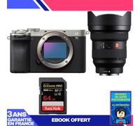 Boitier Sony A7C II Silver + FE 12-24mm f/2.8 GM + 1 SanDisk 64GB Extreme PRO UHS-II SDXC 300 MB/s + Ebook 'Devenez Un Super Photographe