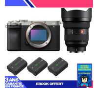 Boitier Sony A7C II Silver + FE 12-24mm f/2.8 GM + 3 Sony NP-FZ100 + Ebook 'Devenez Un Super Photographe
