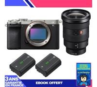 Boitier Sony A7C II Silver + FE 16-35mm f/2.8 GM + 2 Sony NP-FZ100 + Ebook 'Devenez Un Super Photographe