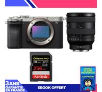 Boitier Sony A7C II Silver + FE 20-70mm f/4 G + 1 SanDisk 256GB Extreme PRO UHS-II SDXC 300 MB/s + Ebook 'Devenez Un Super Photographe