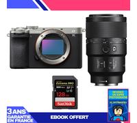 Boitier Sony A7C II Silver + FE 90mm f/2.8 Macro G OSS + 1 SanDisk 128GB Extreme PRO UHS-II SDXC 300 MB/s + Ebook 'Devenez Un Super Photographe