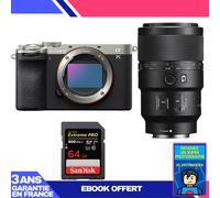 Boitier Sony A7C II Silver + FE 90mm f/2.8 Macro G OSS + 1 SanDisk 64GB Extreme PRO UHS-II SDXC 300 MB/s + Ebook 'Devenez Un Super Photographe
