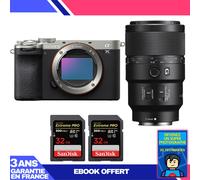 Boitier Sony A7C II Silver + FE 90mm f/2.8 Macro G OSS + 2 SanDisk 32GB Extreme PRO UHS-II SDXC 300 MB/s + Ebook 'Devenez Un Super Photographe