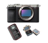 Boîtier Sony a7CR (Argent) + Batterie Kingma (Sony NP-FZ100) + Chargeur de batterie Kingma