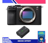 Boitier Sony A7CR Noir + 1 Sony NP-FZ100 + Ebook 'Devenez Un Super Photographe